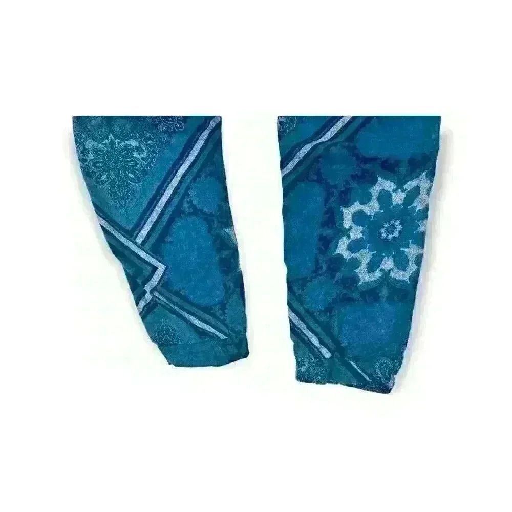 Promod Dress Pants, Blue White Flower, Size: 8 - Picture 7 of 10